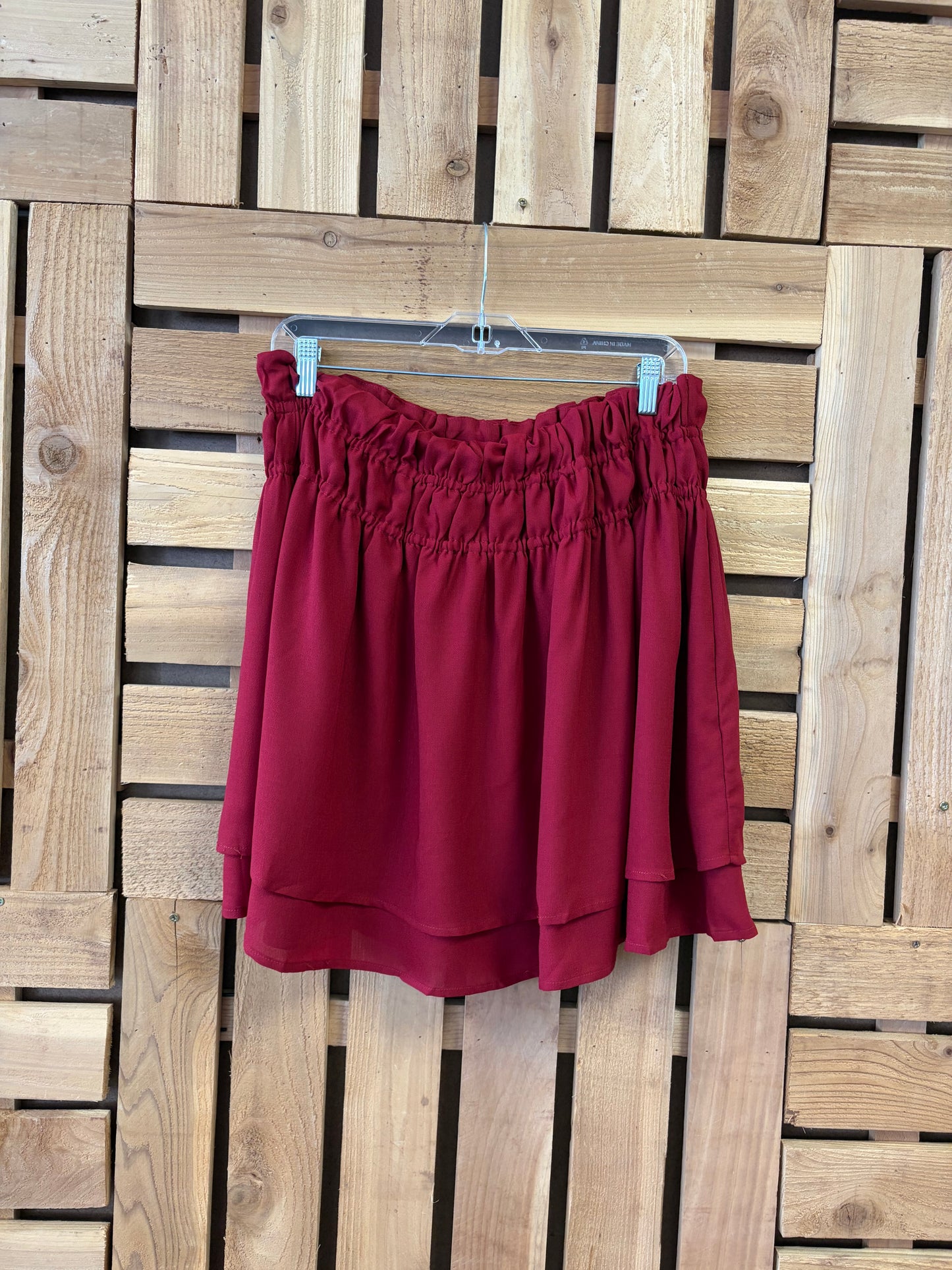 Curvy Tiered Ruffle Skirt