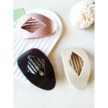 Diamond Shape Flat Hair Claw Clip