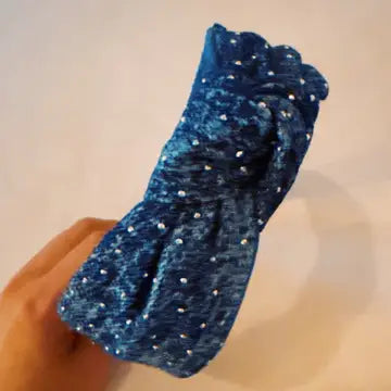 Distressed Jean Headband