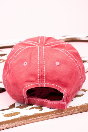 Distressed Mama Cow Cap