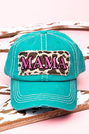 Distressed Mama Cow Cap