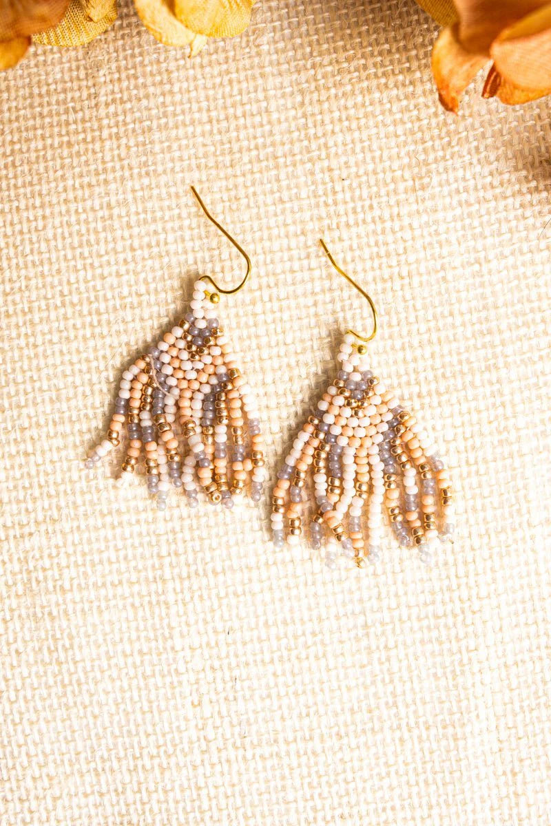 Dominga Seed Bead Earrings