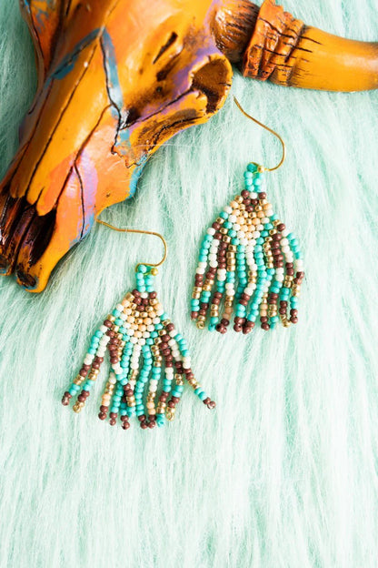 Dominga Seed Bead Earrings