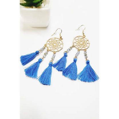 Dream Catcher Tassel Dangles