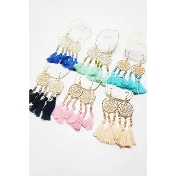 Dream Catcher Tassel Dangles