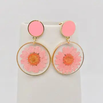 Dried Flower Earrings