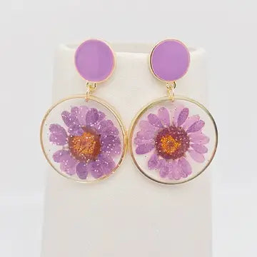 Dried Flower Earrings