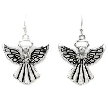 E - Angel Charm Dangles