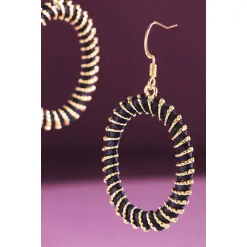 E - Oval Color Dangle