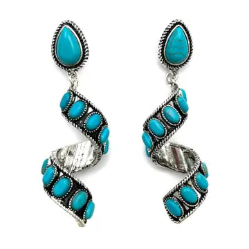 E - Twirl Ribbon Western Stone