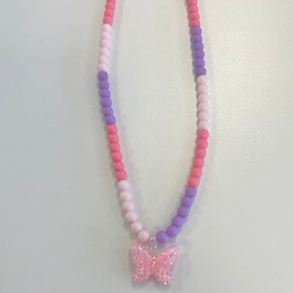 Butterfly Bead Necklace