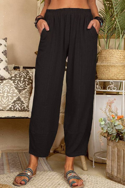 Elastic Waist Pants