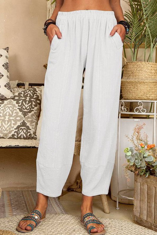 Elastic Waist Pants