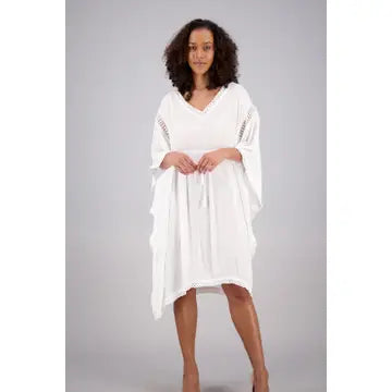 Embroidered Beach Cover Up