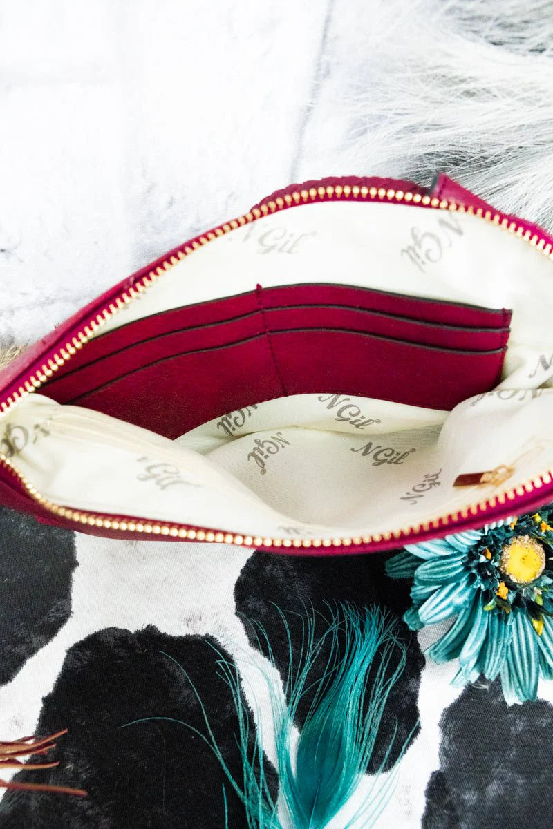 Faux Leather Bangle Clutch