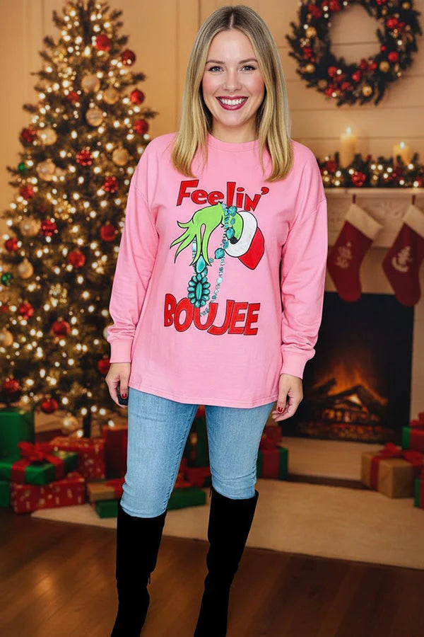 Feelin Boujee Grinch Shirt
