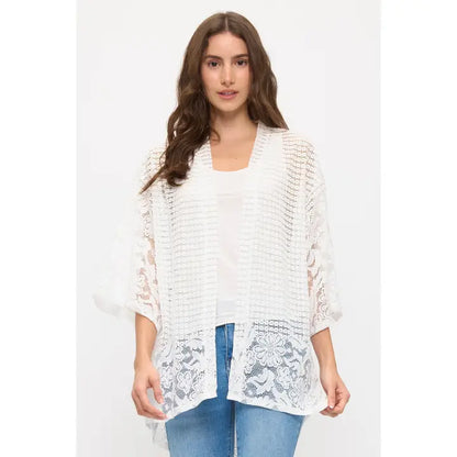 Floral Lace Kimono