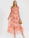 Floral SS Maxi Dress