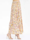 Floral Tiered Maxi Skirt