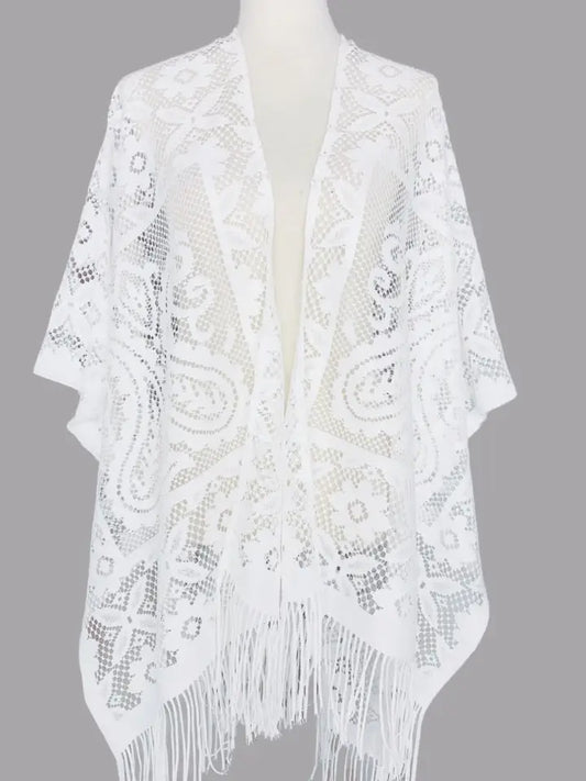 Floral & Paisley Lace Kimono