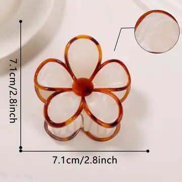 Flower Hair Claw Clip 2