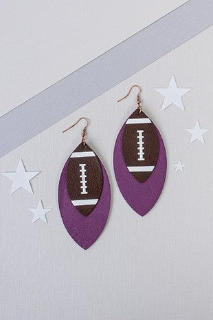 Football Earrings