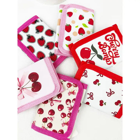 Fruit Design Tri-Fold Wallet