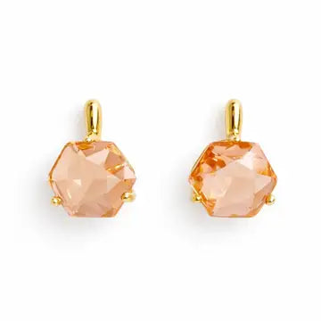 Gilded Prism Drop Earrings