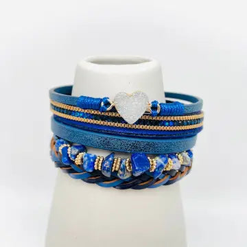 Gravel Woven Magnetic Buckle Bracelet