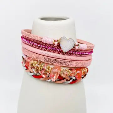 Gravel Woven Magnetic Buckle Bracelet