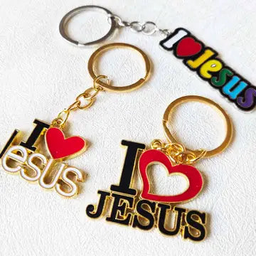 I Love Jesus Keychain