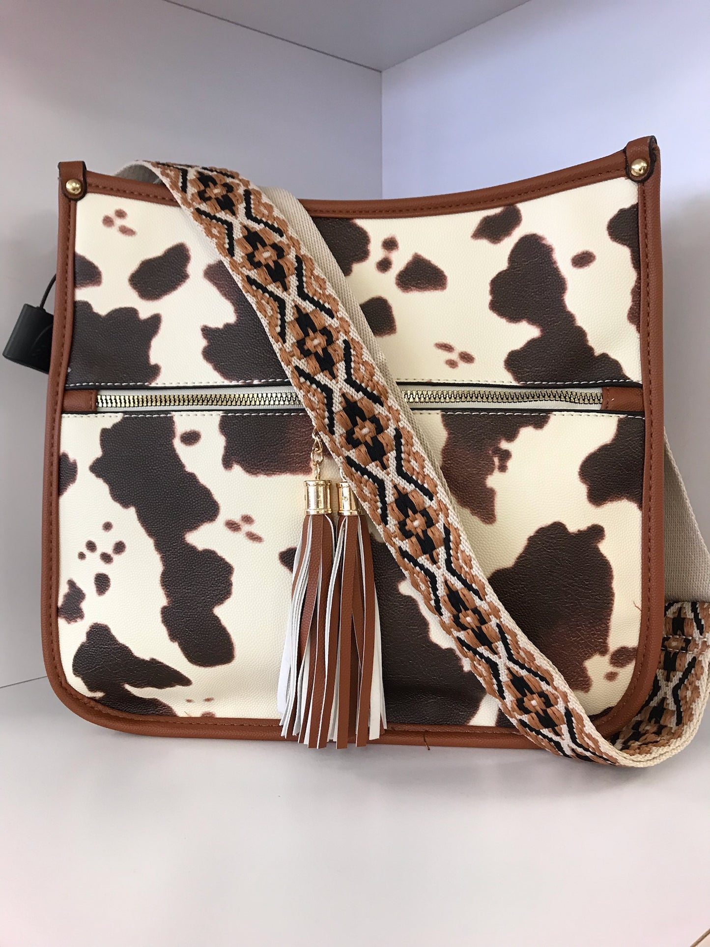 Cow Print Trendy Hand Bag