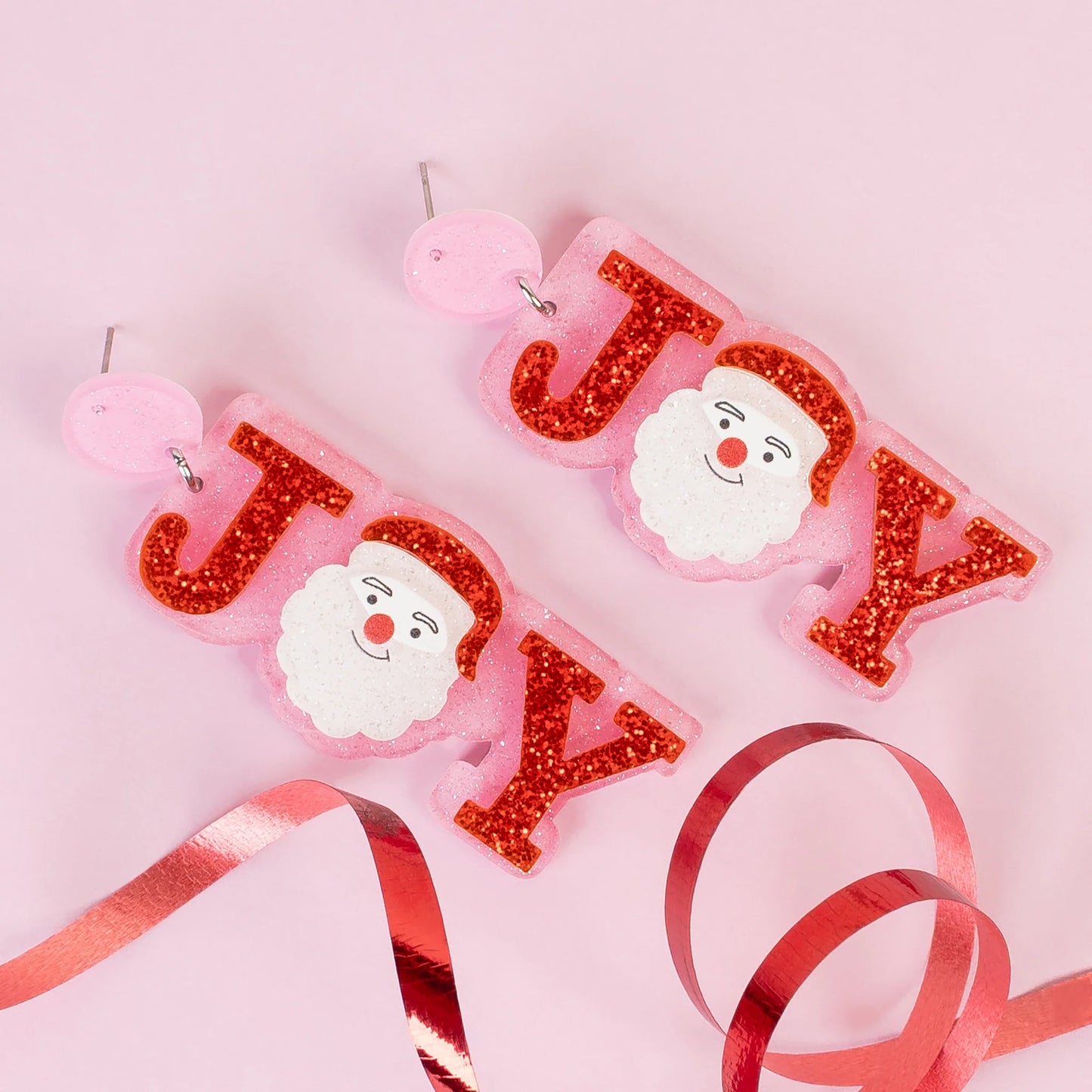 Joy Santa Earrings