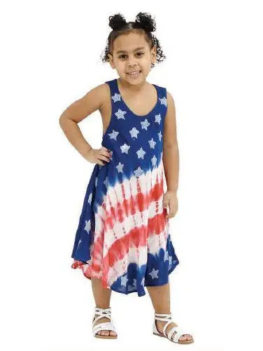 Kids American Flag Dress