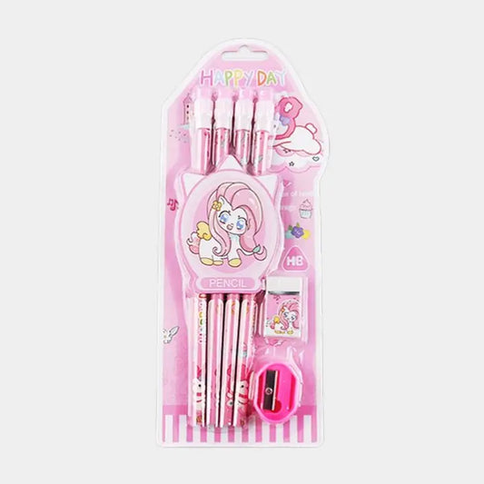Kids Cute Character Pencil Set