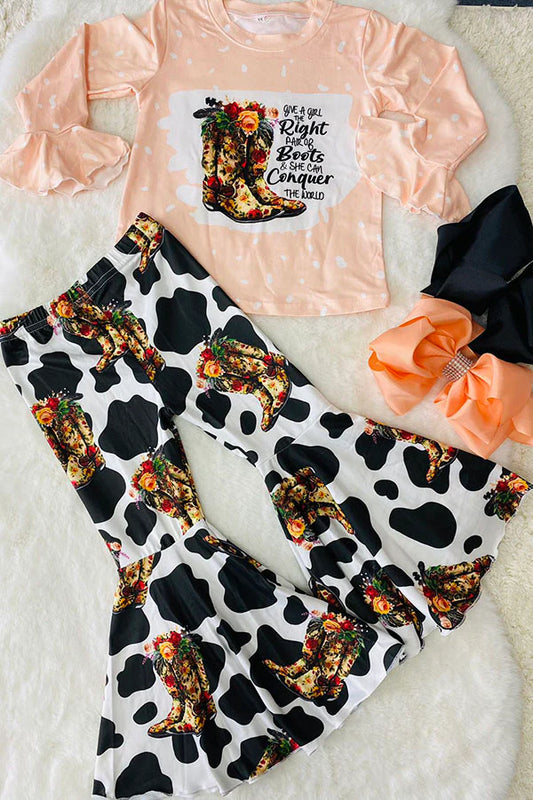 Kids Right Boots Bell Bottom Set