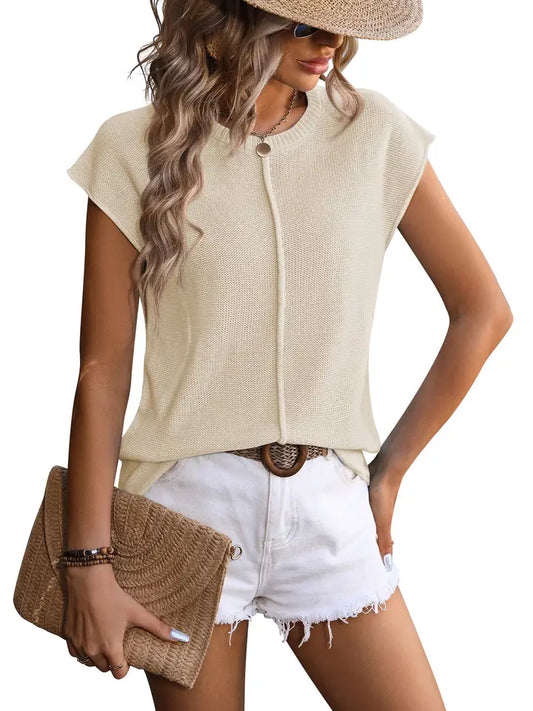 Knitted Chunky Needle Sweater