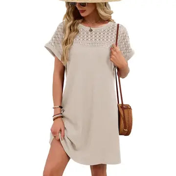 Lace Patchwork Summer Dress