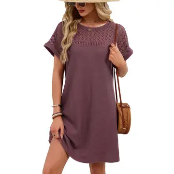 Lace Patchwork Summer Dress