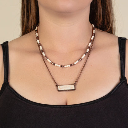 Layered Squash Blossom Necklace