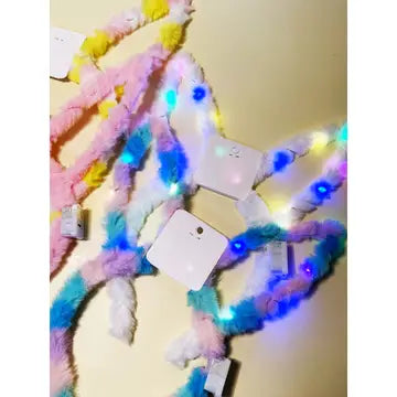 Led Furry Light Up Bunny Ears