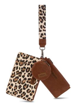 Leo Dual Pouch Wristlet