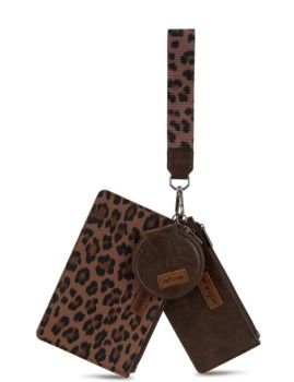 Leo Dual Pouch Wristlet