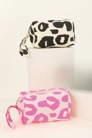 Leopard Print Cosmetic Makeup Bag