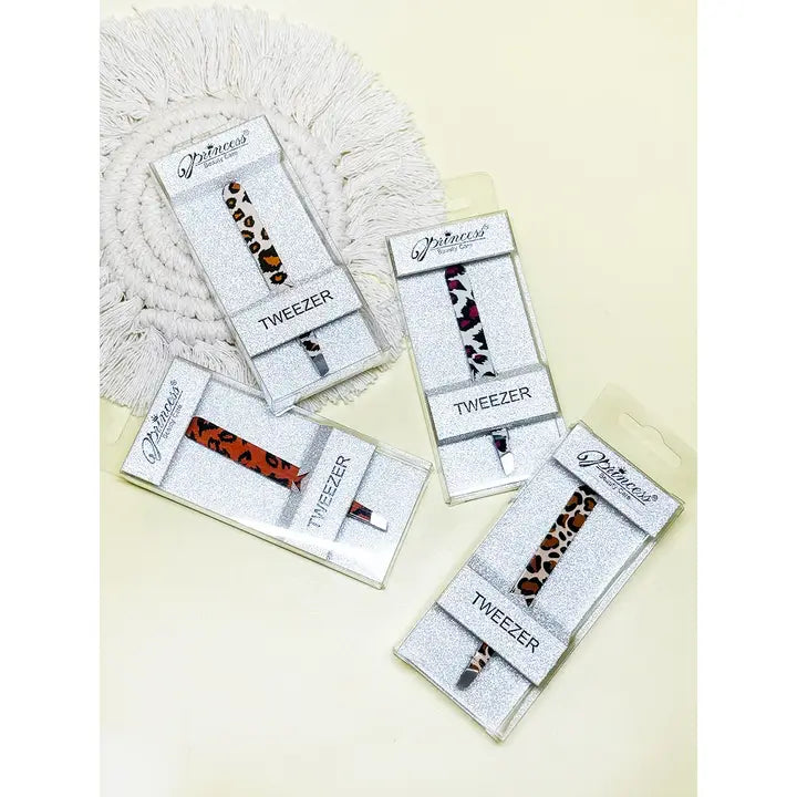 Leopard Print Tweezers