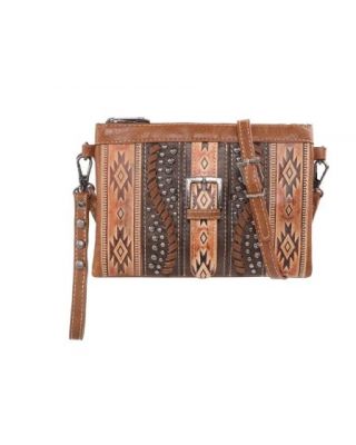 MW Aztec Tooled Clutch/Crossbody