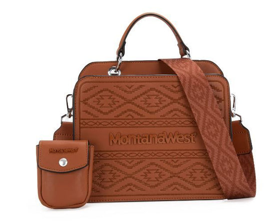 MW Embroidered Aztec Tote