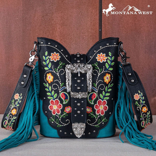 MW Floral Buckle Collection Crossbody