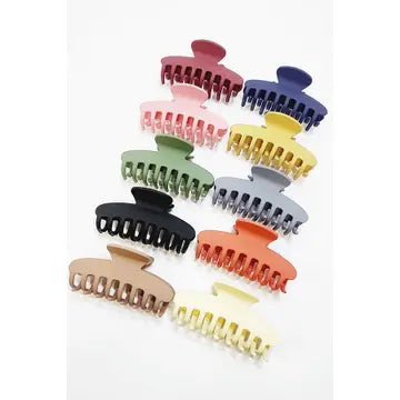 Matte Hair Claw Clip 3.75"