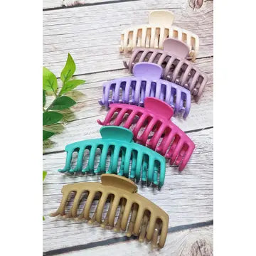 Matte Hair Claw Clip 4.5"